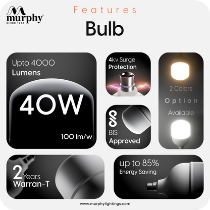 Murphy LED 40W High Wattage Bulb