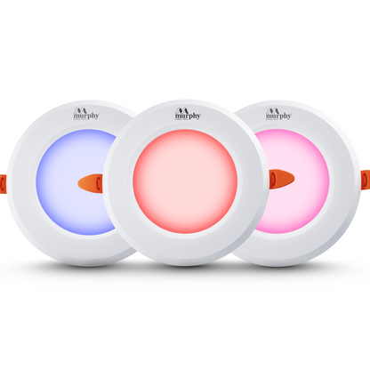 Murphy 7W Vivo LED 3-IN-1 Color Changing Down Light : Red+Blue+Pink