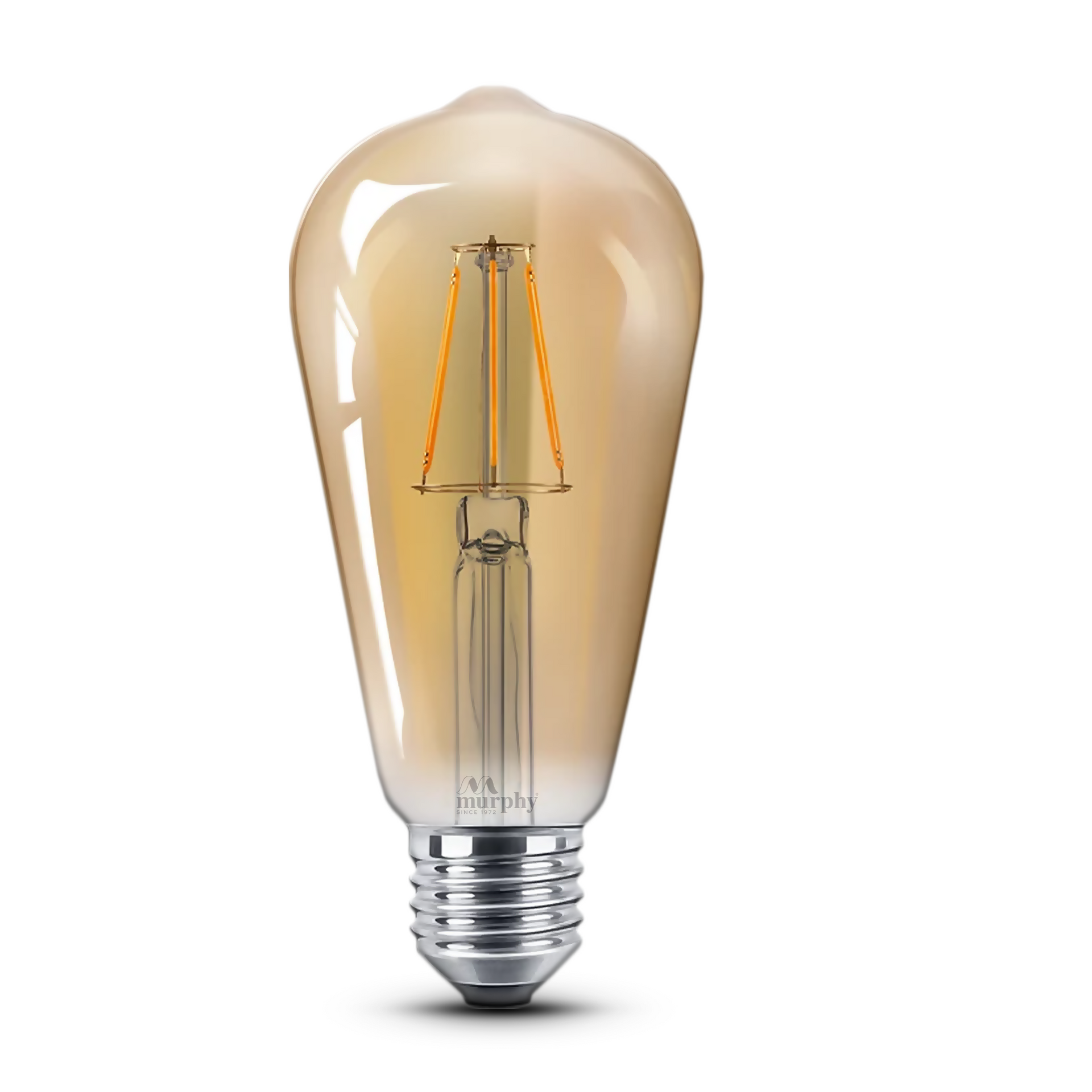 Ampoule filament LED E27 5W 3 000K 1 060lm claire