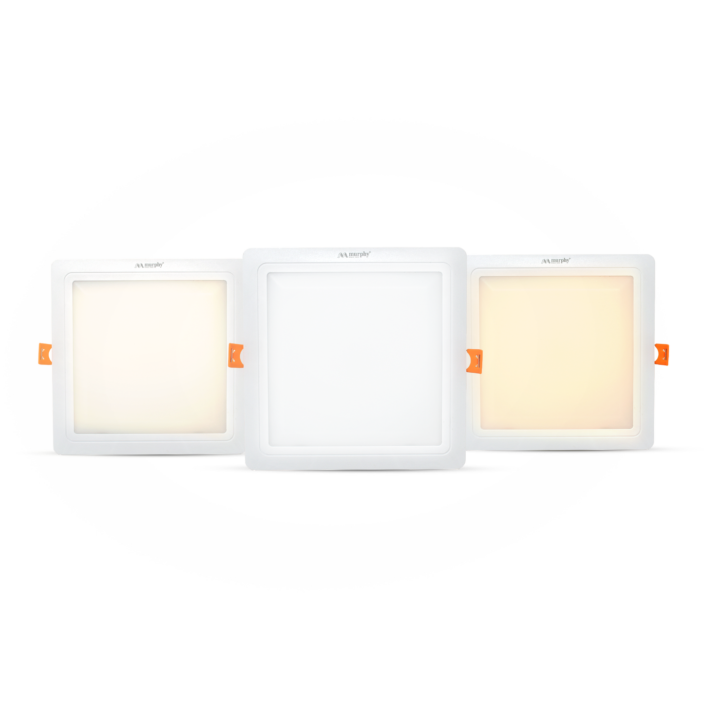 Murphy 10W Vega 3 Color Changing Square Recess Panel Light : CW+WW+NW