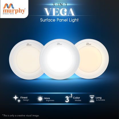 Murphy 15W Vega Color Changing Round Surface Panel Light