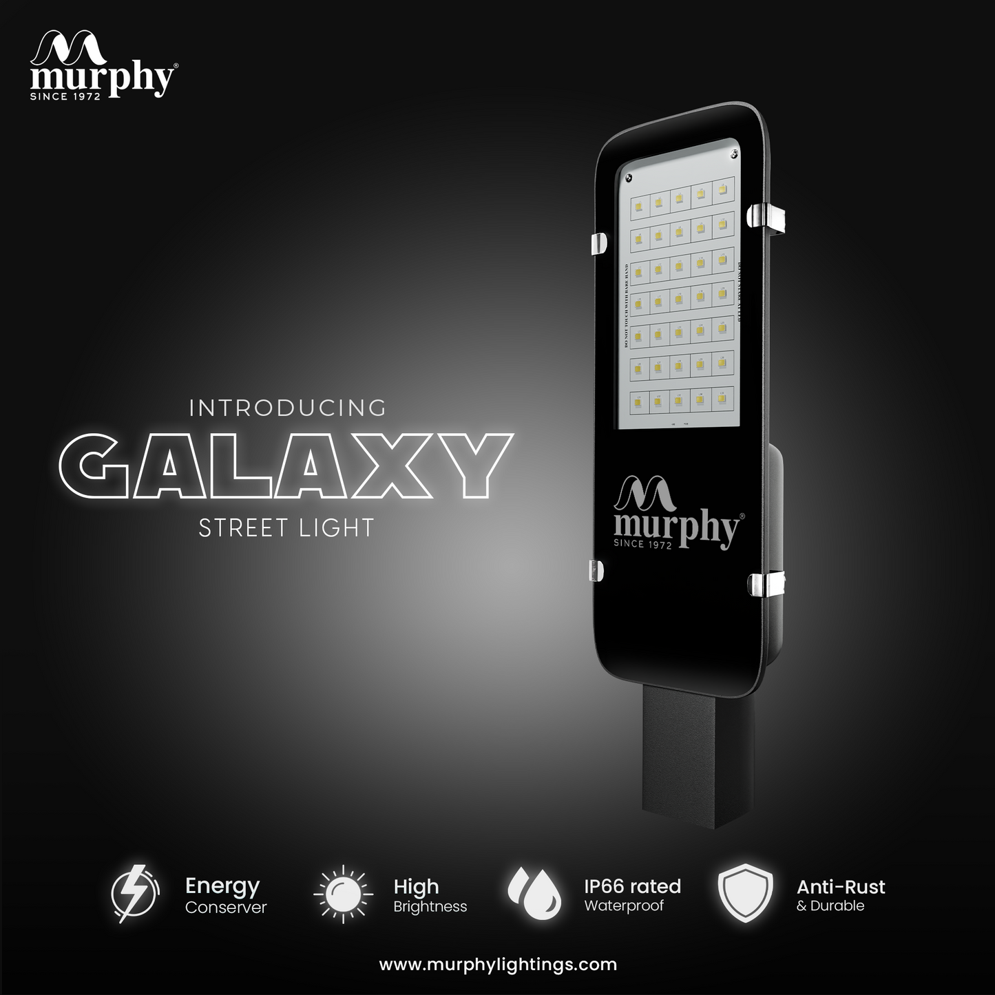 30W LED Galaxy Street Light  - Dusk To Dawn