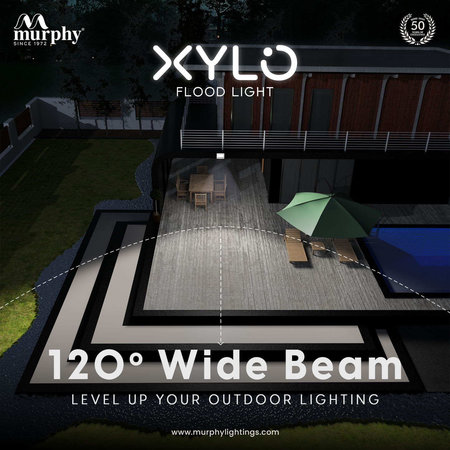 Murphy LED 30W Xylo Flood Light