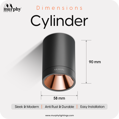 Murphy 10W Cylindrical Surface Mounted COB Spot Downlight