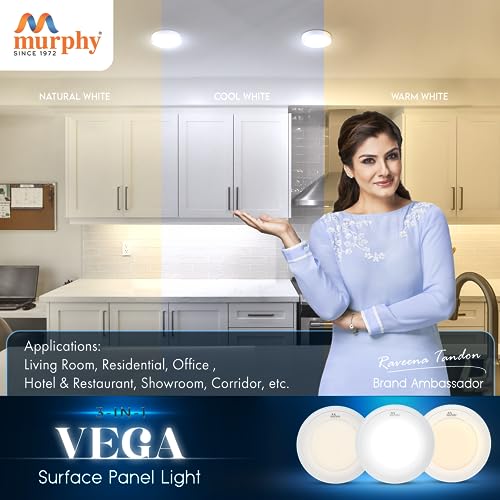 Murphy 10W Vega Color Changing Round Surface Panel Light