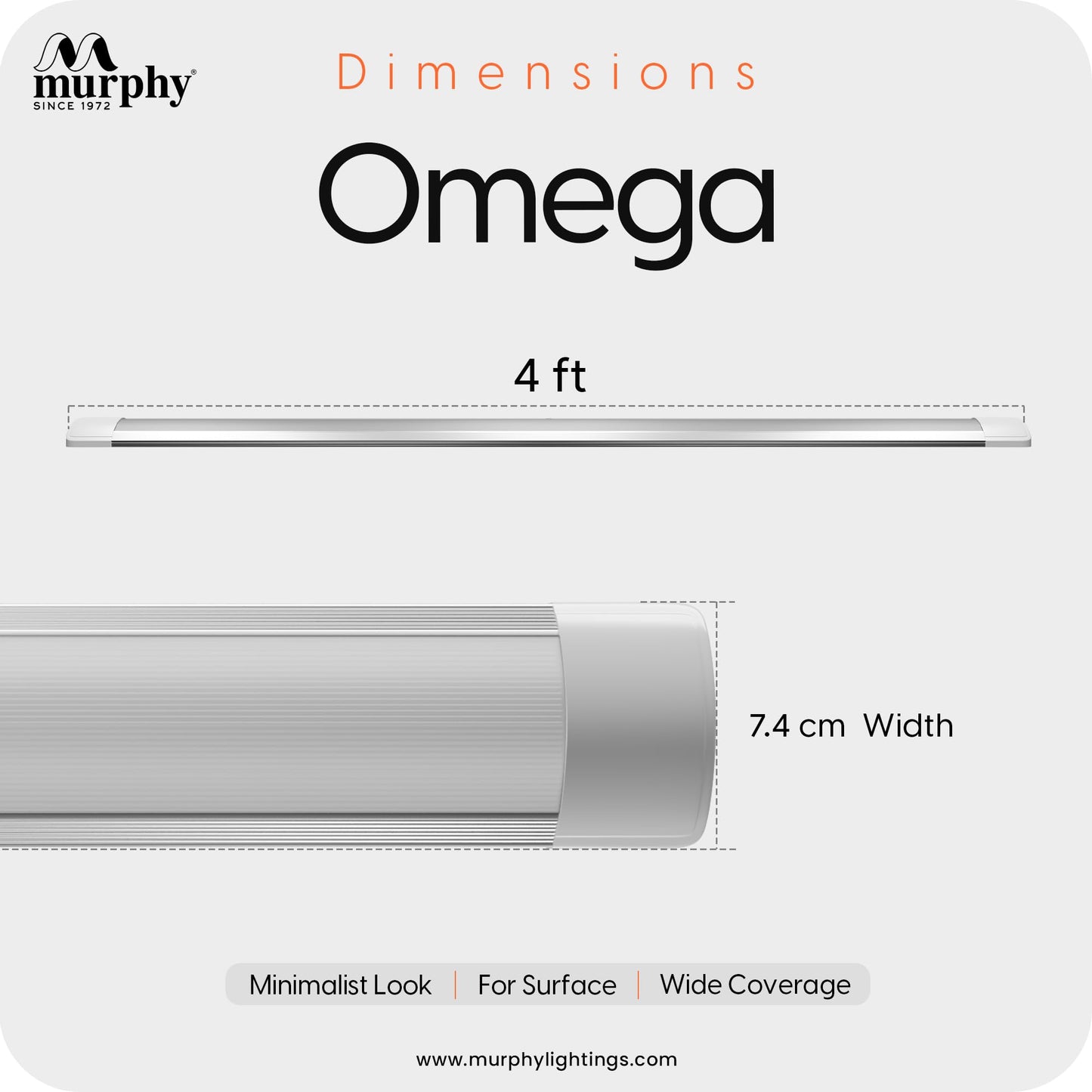 Murphy 40W LED Omega Tube Light