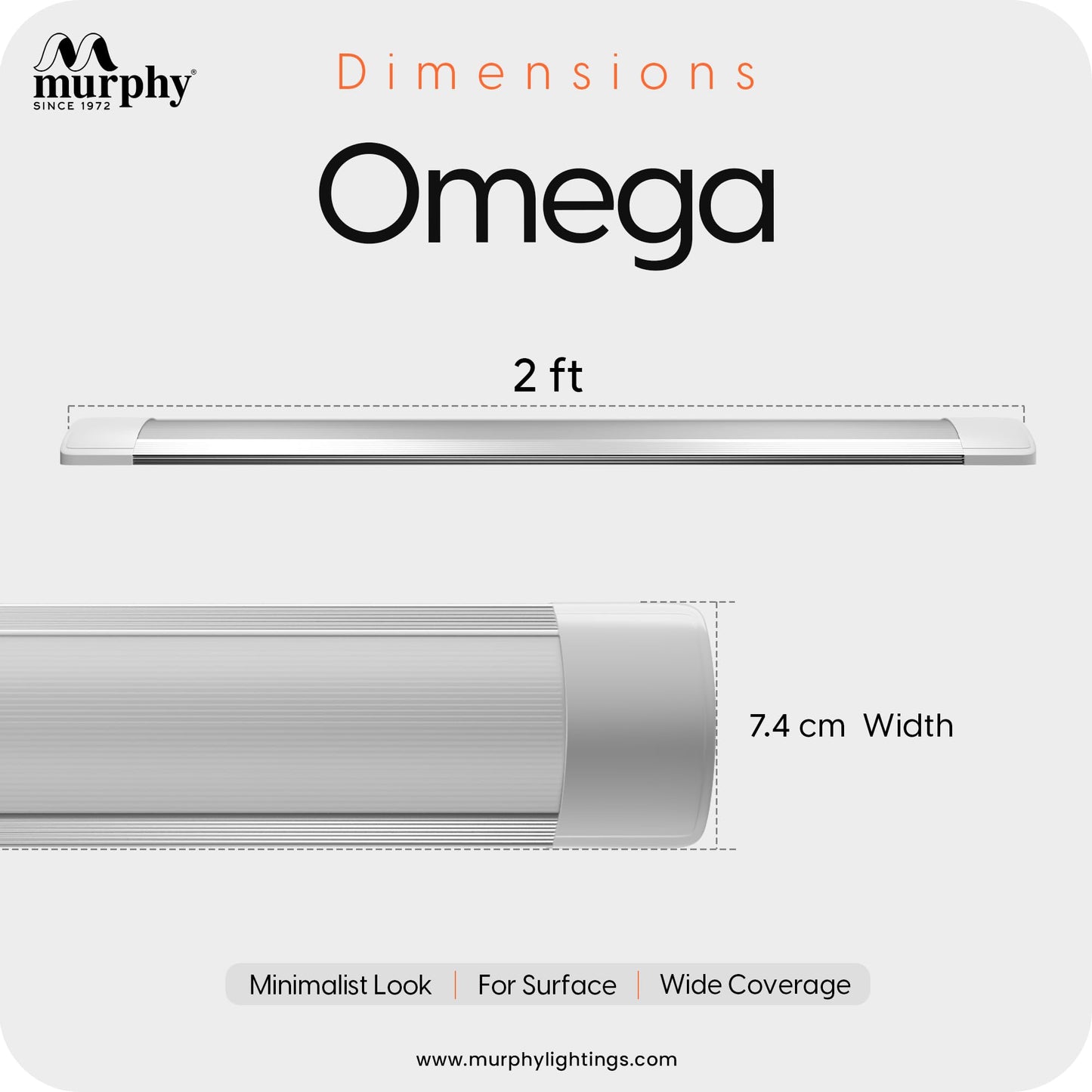 Murphy 20W LED Omega Tube Light