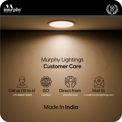 Murphy 15W Round LED Pixel Panel Light, Ceiling Light | Cool White Light (6500K) | Recessed Down Light for False Ceiling | Cutout - 110mm |