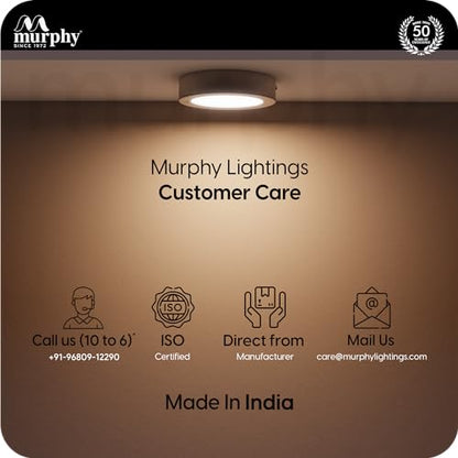 Murphy 9W CBL 3-in-1 Round Surface Down Light Color Changing Light (Cool White/Warm White/Natural White