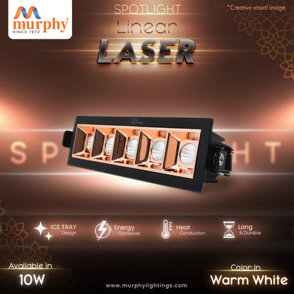 Murphy 10W Rose Gold Finish Laser COB Spot Light