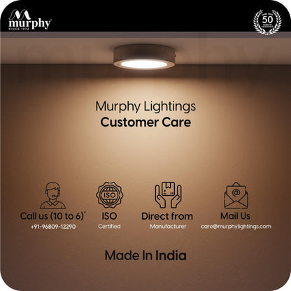 Murphy 5W CBL 3-in-1 Round Surface Down Light Color Changing Light (Cool White/Warm White/Natural White