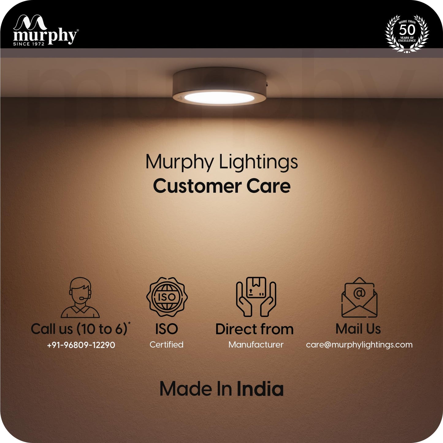 5W CBL Murphy 3-IN-1 Round Surface LED Down Light : C/G/P