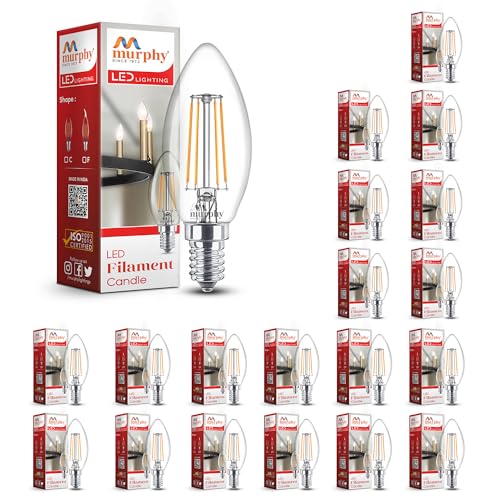 Murphy 5-watt Candle Shape Filament Candle LED Bulb Home & Decoration Bulb Base: E14