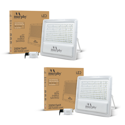 Murphy LED 200W OptiX Flood Light With Auto On/Off Day Night Light Sensor