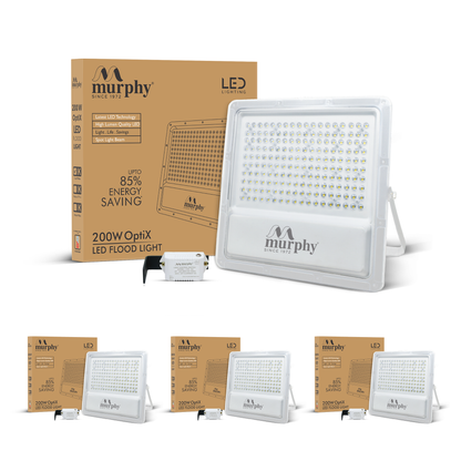 Murphy LED 200W OptiX Flood Light With Auto On/Off Day Night Light Sensor