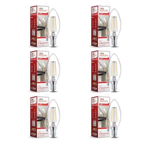 Murphy 5-watt Candle Shape Filament Candle LED Bulb Home & Decoration Bulb Base: E14