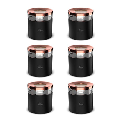 Murphy 6W Crystal Black Rose Gold Cylindrical COB Surface Light