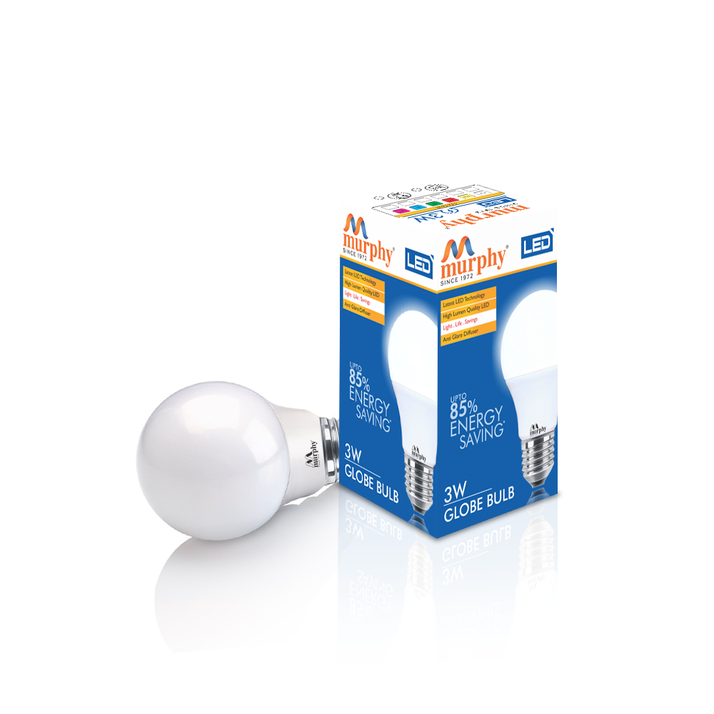 Murphy LED 3W Globe Bulb E-27