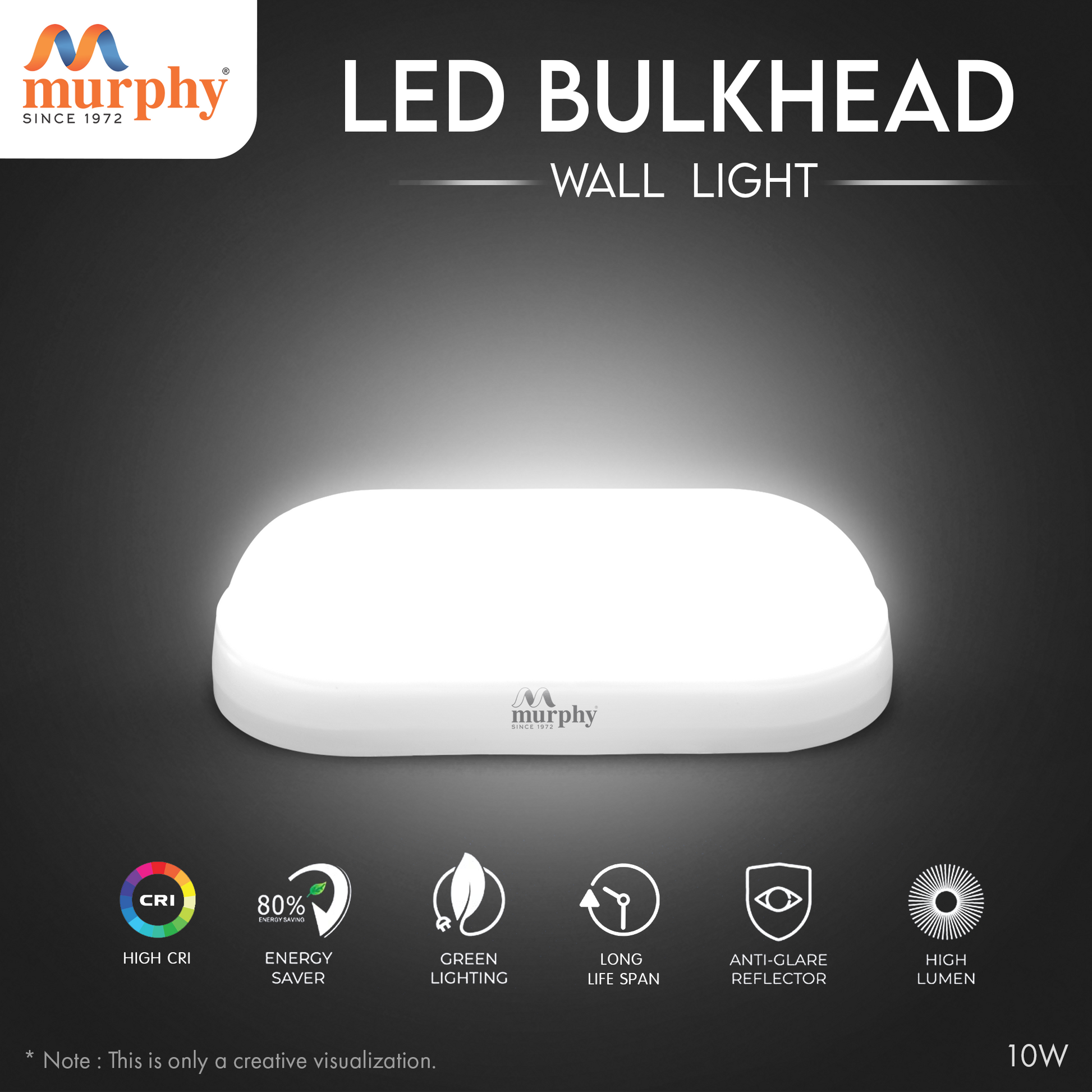 10W LED Bulkhead Wall Mount Light