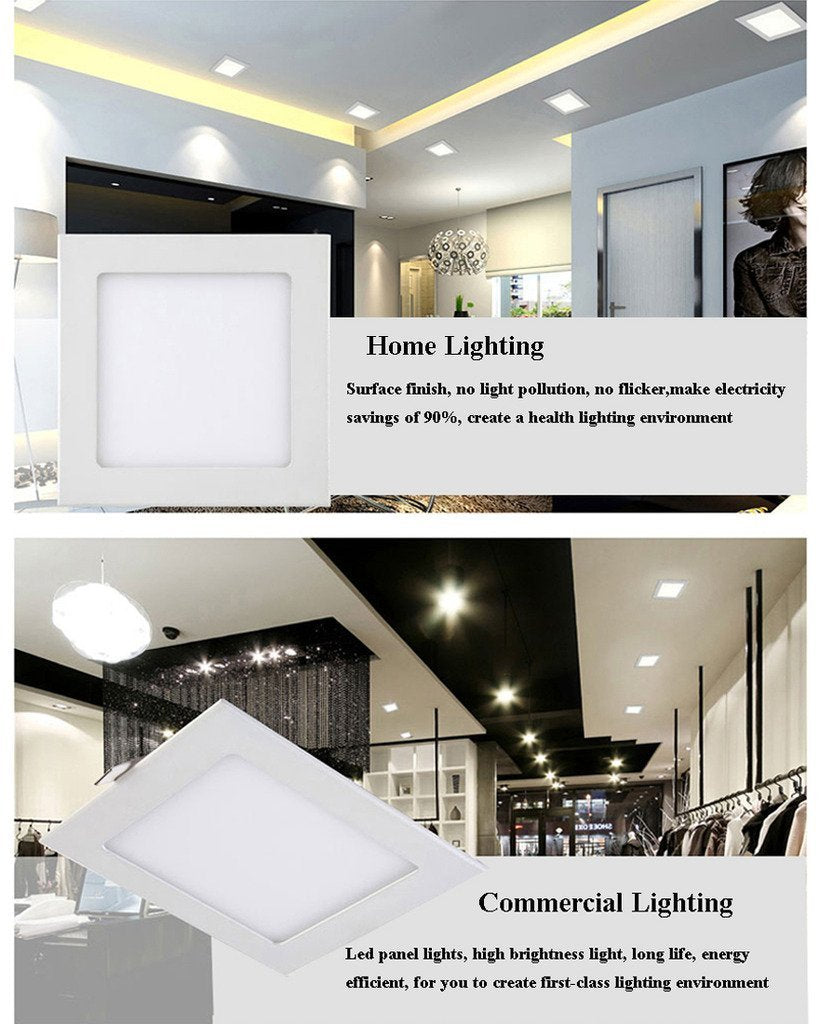 Square store led panel